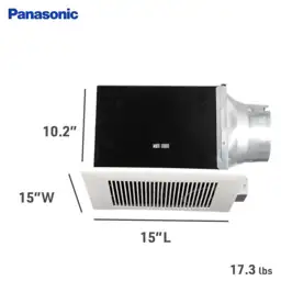 Panasonic WhisperCeiling 1.3-Sone 190-CFM White… — Photo 1