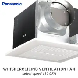 Panasonic WhisperCeiling 1.3-Sone 190-CFM White… — Photo 2