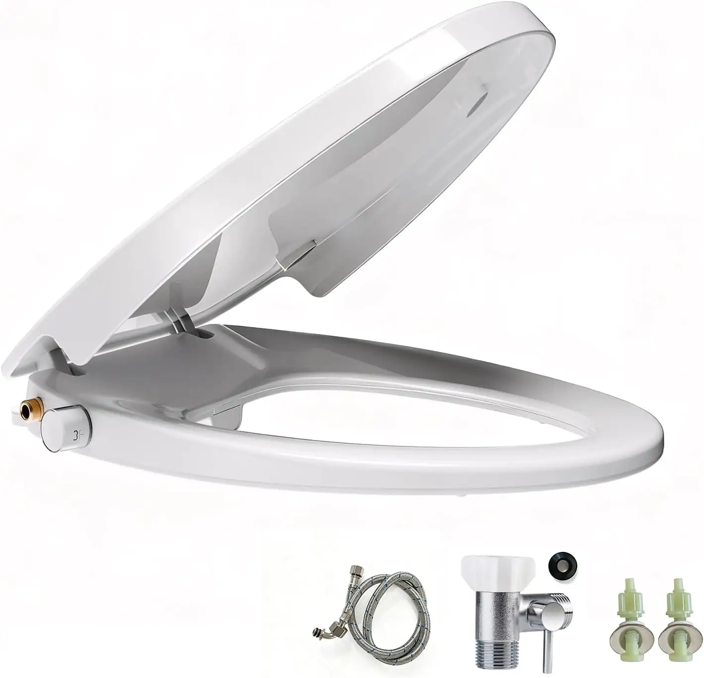 Elongated Bidet Toilet Seat, Soft-Close… — Photo 1