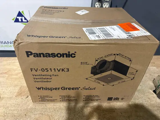 Panasonic 0.5-Sone 110-CFM White Bathroom… — Photo 4