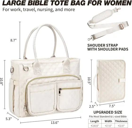 KOPKOFT Bible Cover Case for… — Photo 2