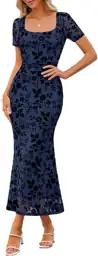 MEROKEETY Womens Summer Floral Wedding… — Photo 2