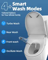 Electric Bidet Toilet Seat, Heated… — Photo 2