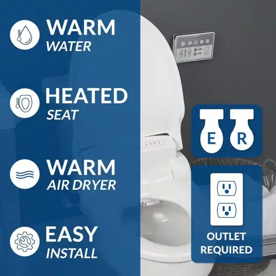 BB-1000 Supreme Electric Bidet Seat… — Photo 2