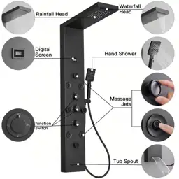 8-Jet Shower System with Multi-Function… — Photo 2