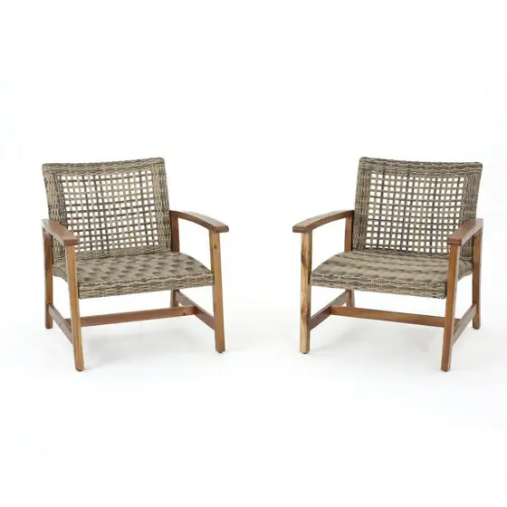 Outdoor HAMPTON WOOD + WICKER… — Photo 1