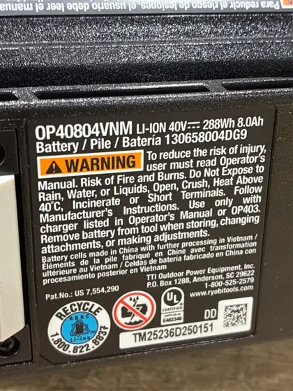 40V 8AH BATTERY — Photo 4