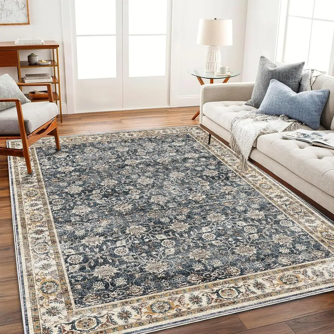 CHAMPLANT 6'x9' Washable Vintage Traditional… — Photo 1