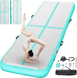 FBSPORT Inflatable Gymnastics Mat, 4/8… — Photo 1