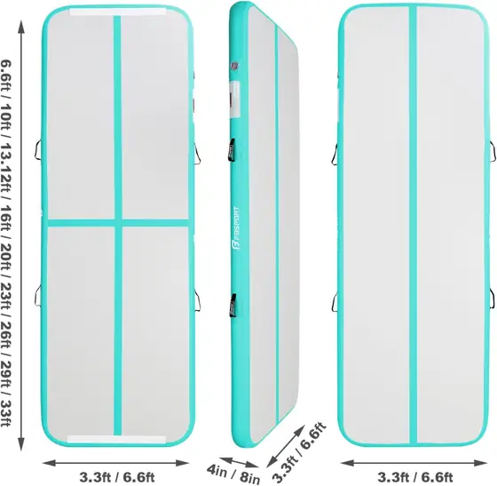FBSPORT Inflatable Gymnastics Mat, 4/8… — Photo 2