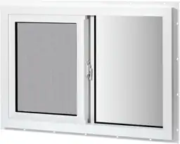 Vinyl Basement Sliding Window, 36"… — Photo 1