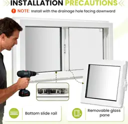 Vinyl Basement Sliding Window, 36"… — Photo 2