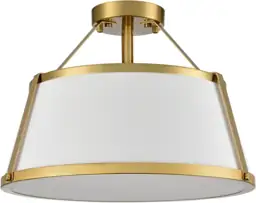 Drum Ceiling Light Semi Flush… — Photo 1