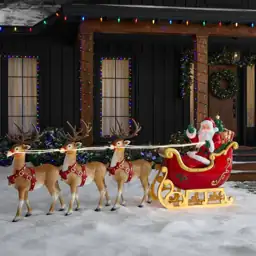 9 ft. Giant-Sized LED Santa's… — Photo 2