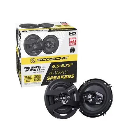 Scosche 6.5" 4-Way Car Audio… — Photo 1