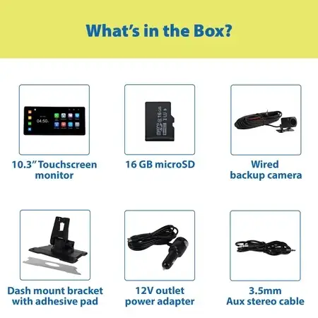 onn 10.3" Wireless CarPlay &… — Photo 2