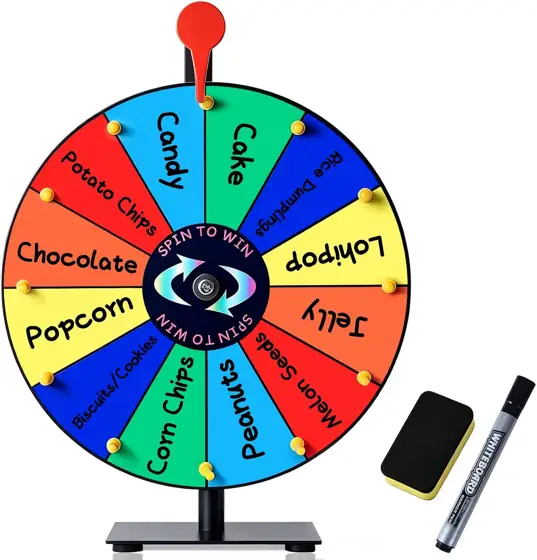 12 Slots Prize Wheel, 12-Inch… — Photo 1