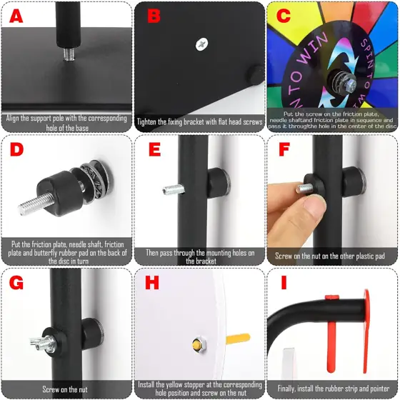 12 Slots Prize Wheel, 12-Inch… — Photo 2