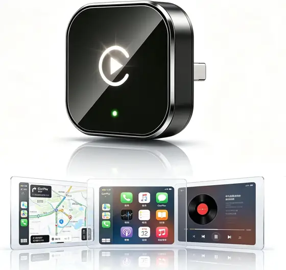 Wireless CarPlay Adapter,Supports iPhone &… — Photo 1