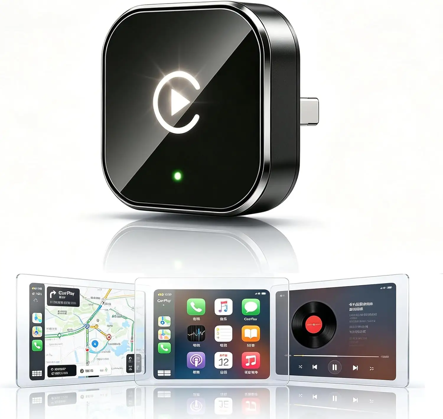 Wireless CarPlay Adapter,Supports iPhone &… — Photo 1
