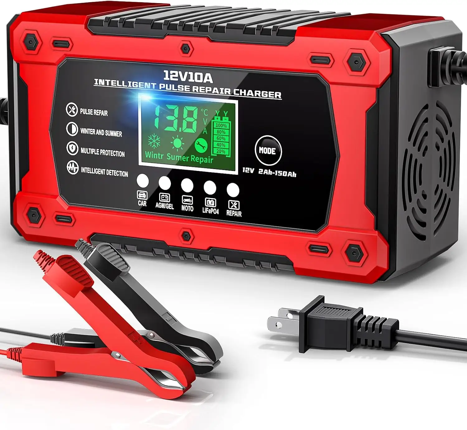 Car Battery Charger 12V 10A… — Photo 1