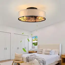 Low Profile Bohemian Ceiling Fan… — Photo 2