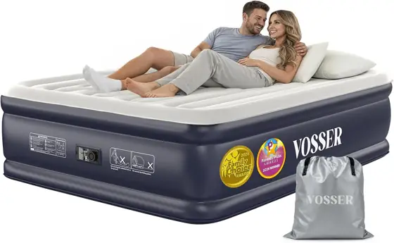 VOSSER Air Mattress Queen with… — Photo 1