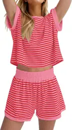 MISSACTIVER 2 Piece Women Stripe… — Photo 1