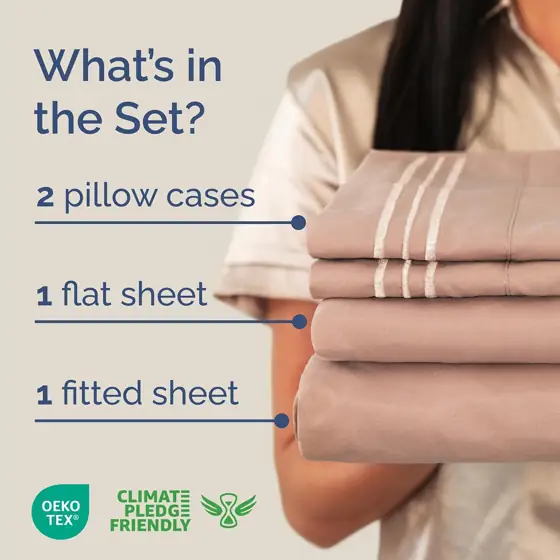 Queen Size 4 Piece Sheet… — Photo 2