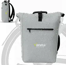 2-in-1 Reflective Bike Pannier Backpack… — Photo 1