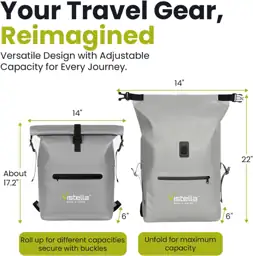 2-in-1 Reflective Bike Pannier Backpack… — Photo 2