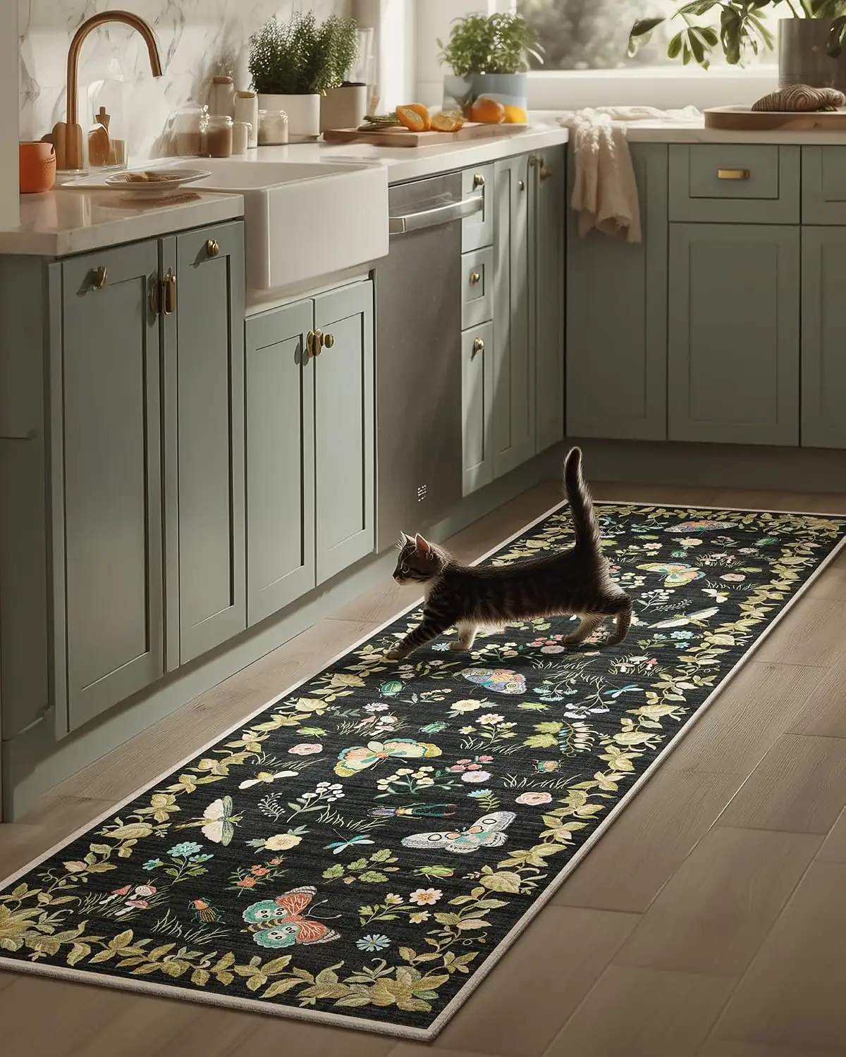 Washable Hallway Runners 2'6"x8' Stain-Resistant… — Photo 1