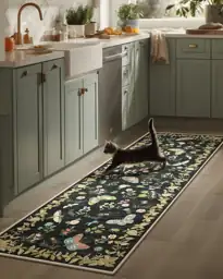 Washable Hallway Runners 2'6"x8' Stain-Resistant… — Photo 1