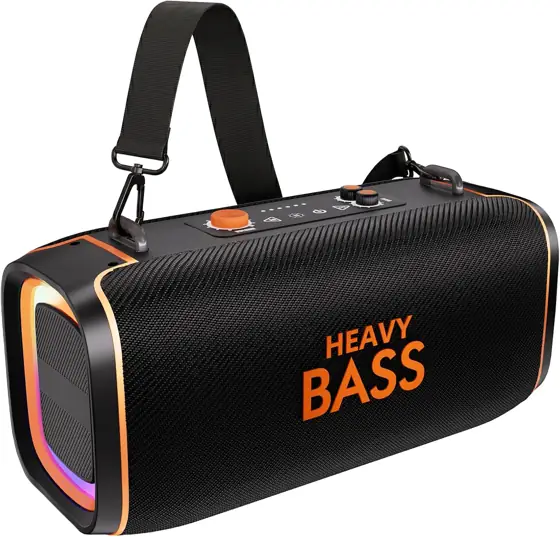 Heavy Bass Portable Bluetooth Speaker,… — Photo 1
