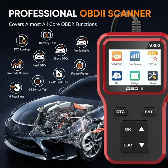 OBD2 Scanner and Battery Tester,… — Photo 2