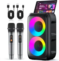 Karaoke Machine, Bluetooth Speaker with… — Photo 1