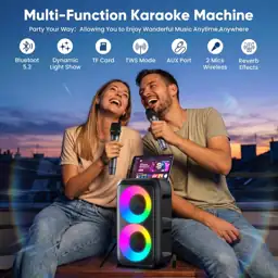 Karaoke Machine, Bluetooth Speaker with… — Photo 2
