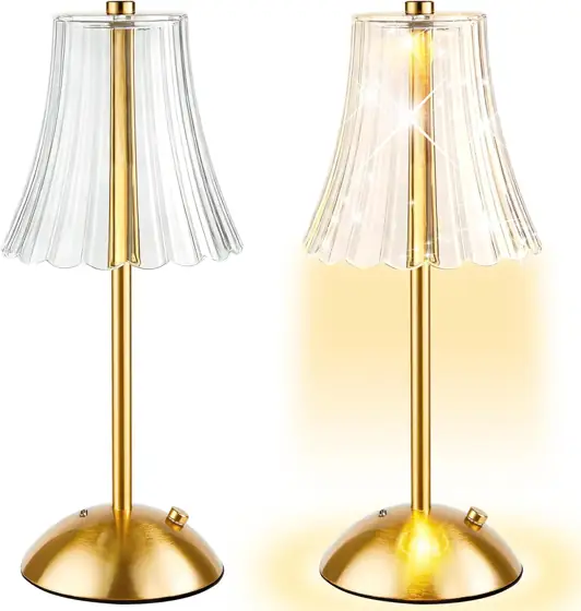 2 Pcs Cordless Table Lamp… — Photo 1