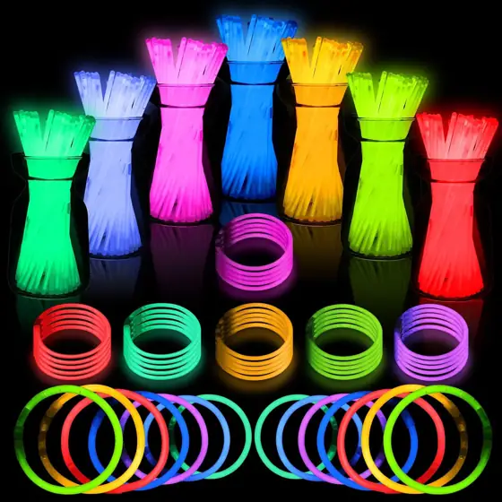 JICUICUI Glow Sticks Bulk Party… — Photo 1