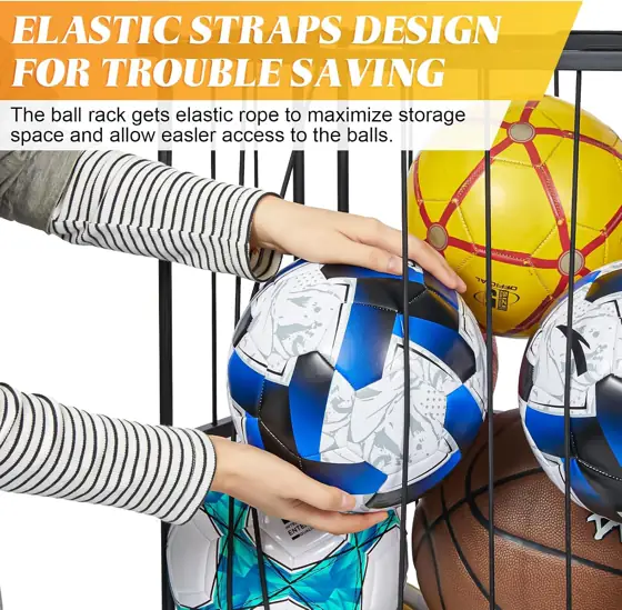 Hencawima Garage Ball Storage Rack… — Photo 2