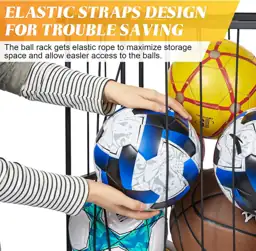 Hencawima Garage Ball Storage Rack… — Photo 2