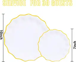 Rubtlamp Heavyduty 60Pcs Gold Plastic… — Photo 2