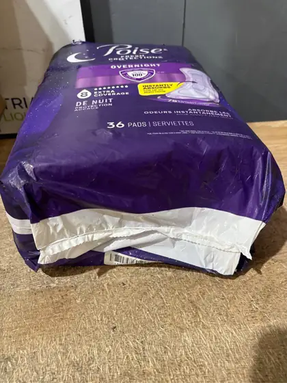 Poise Overnight Incontinence Pads for… — Photo 4