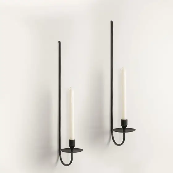 24.8" Iron Metal Wall Candle… — Photo 1
