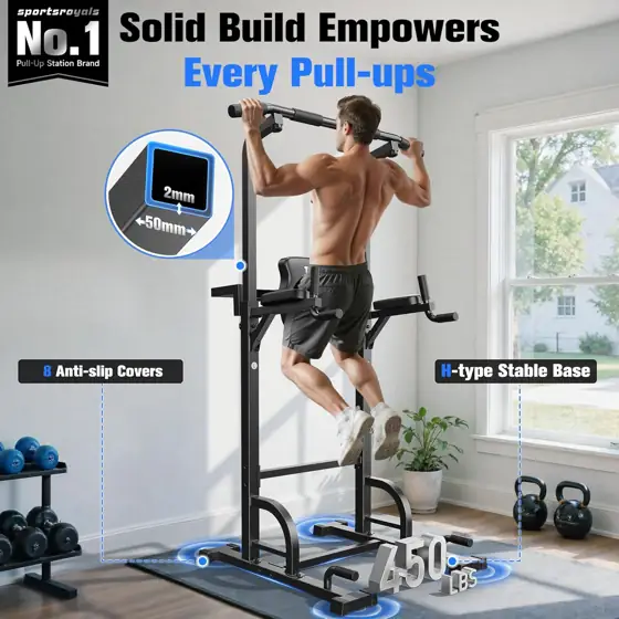 SPORTSROYALS Free Standing Pull Up… — Photo 2