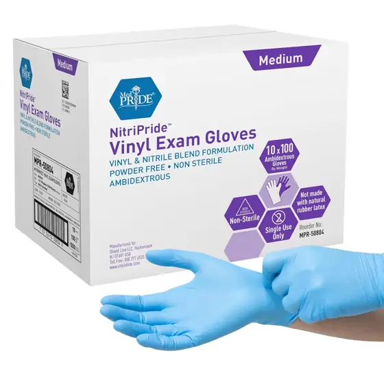MED PRIDE Nitrile/Vinyl Blend Exam… — Photo 1