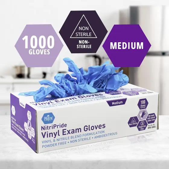 MED PRIDE Nitrile/Vinyl Blend Exam… — Photo 2