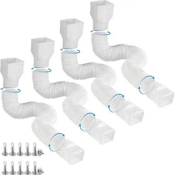 plusgutter 4 Pack Rain Gutter… — Photo 1