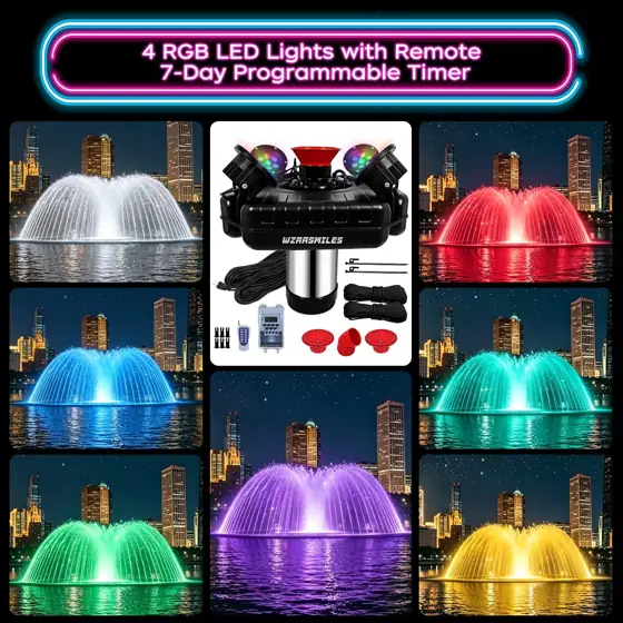 1HP Floating Pond Fountain Aerator… — Photo 2