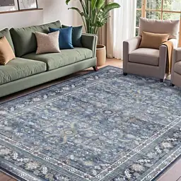 OPPODREAM Vintage Blue Area Rugs… — Photo 1